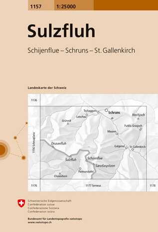 Swisstopo - 1157 Sulzfluh