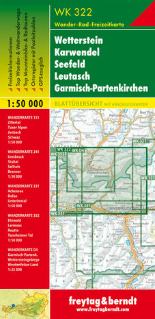 F&B - WK 322 Wetterstein-Karwendel-Seefeld-Leutasch-Garmisch Partenkirchen