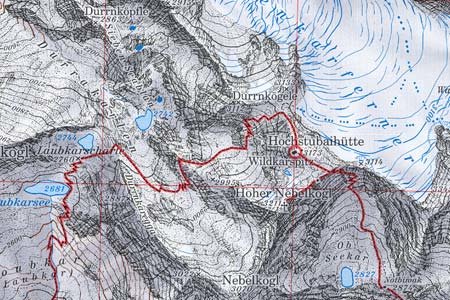 OeAV - Alpenvereinskarte 31/1 Stubaier Alpen, Hochstubai (Weg)