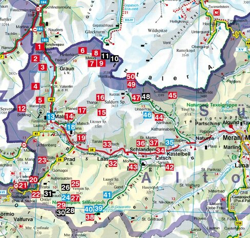 Rother - Vinschgau wandelgids   8e druk