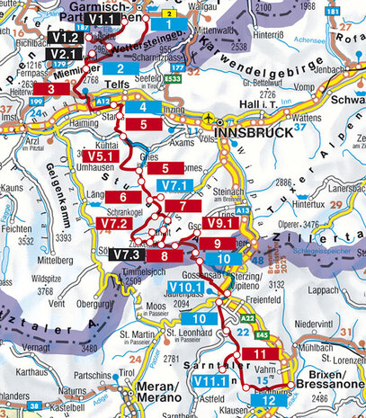 Rother - Alpenüberquerung Garmisch - Brixen