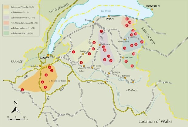 Cicerone - Walking in the Haute Savoie north