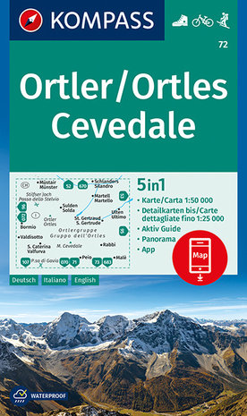 Kompass - WK 72 Ortler/Ortles - Cevedale