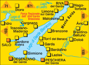 Kompass - WK 102 Lago di Garda - Monte Baldo