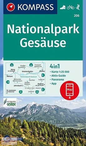 Kompass - WK 206 Nationalpark Gesäuse