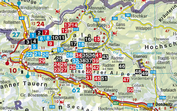 Rother - Gesäuse wandelgids   7e druk