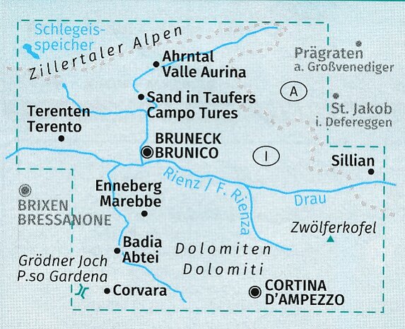 Kompass - WK 699 Südtirol (4 kaarten)