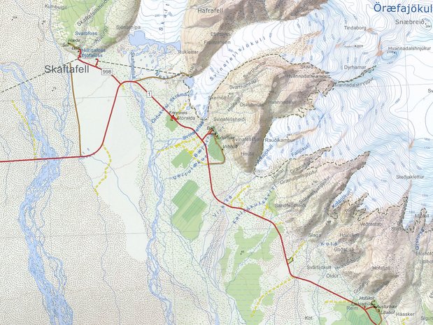 Ferdakort 6 - Skaftafell – Öræfajökull