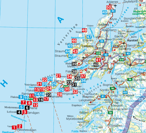 Elmar - Lofoten en Vesteralen wandelgids