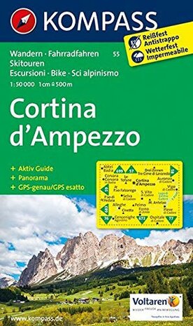 Kompass - WK 55 Cortina d'Ampezzo