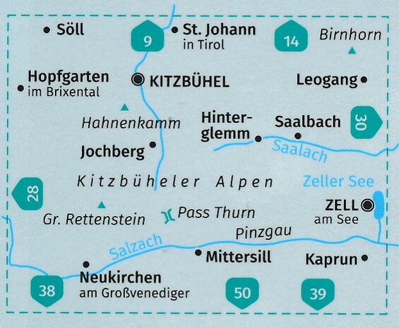 Kompass - WK 29 Kitzbüheler Alpen