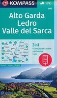 Kompass - WK 096 Alto Garda - Ledro - Valle del Sarca