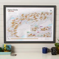 Maps International - Alpine Climbs Collect & Scratch Maps International - Alpine Climbs Collect & Scratch