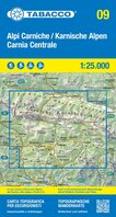Tabacco - 009 Alpi Carniche - Carnia Centrale