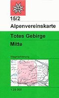 OeAV - Alpenvereinskarte 15/2 Totes Gebirge Mitte (Weg)