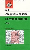 OeAV - Alpenvereinskarte 5/3 Karwendelgebirge Ost (Weg)
