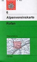 OeAV - Alpenvereinskarte 6 Rofan (Weg)