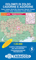 Tabacco - 025 Dolomiti di Zoldo, Cadorine e Agordine