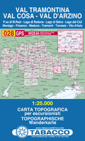 Tabacco - 028 Val Tramontina - Val Cosa - Val d'Arzino