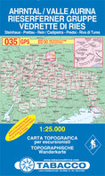 Tabacco - 035 Ahrntal - Reiserferner Gruppe