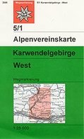 OeAV - Alpenvereinskarte 5/1 Karwendelgebirge West (Weg)