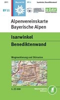 OeAV - Alpenvereinskarte BY11 Isarwinkel - Benediktenwand (Weg + Ski)