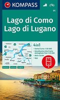 Kompass - WK 91 Lago di Como - Lago di Lugano